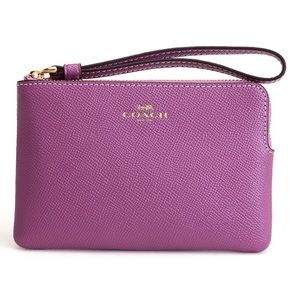 Coach purple NWT wristlet